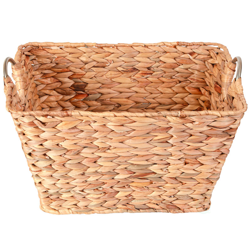 Rosecliff Heights Wicker Large Square Laundry Basket Wayfair